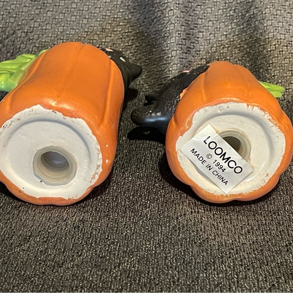 Vintage 1994 Loomco halloween figurines. Cats in pumpkins - Picture 7 of 9